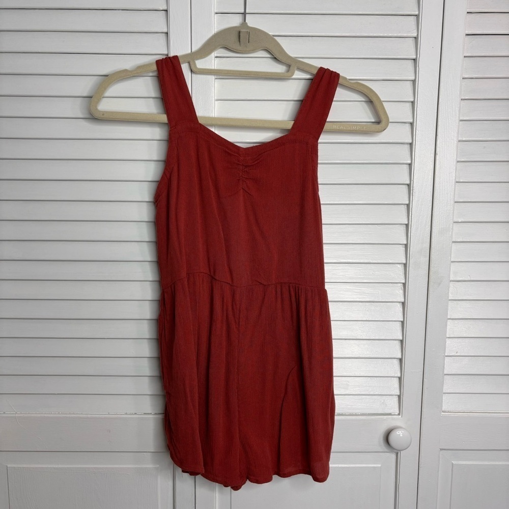 ABERCROMBIE KIDS Orange Sleeveless Romper Size 10